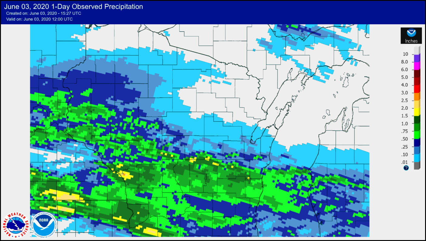 Severe Storms Hit Central and EastCentral Wisconsin on June 2nd